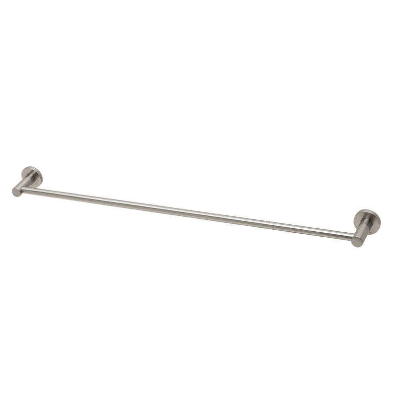 Phoenix Radii Single Towel Rail 800mm with Round Plate
