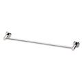 Phoenix Radii Single Towel Rail 600mm with Round Plate - Chrome - RA804 CHR