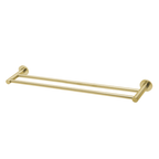 Phoenix Radii Double Towel Rail 600mm with Round Plate