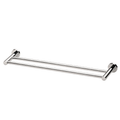 Phoenix Radii Double Towel Rail 600mm with Round Plate