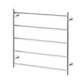 Phoenix Radii Towel Ladder 750x740 with Round Plate - Chrome