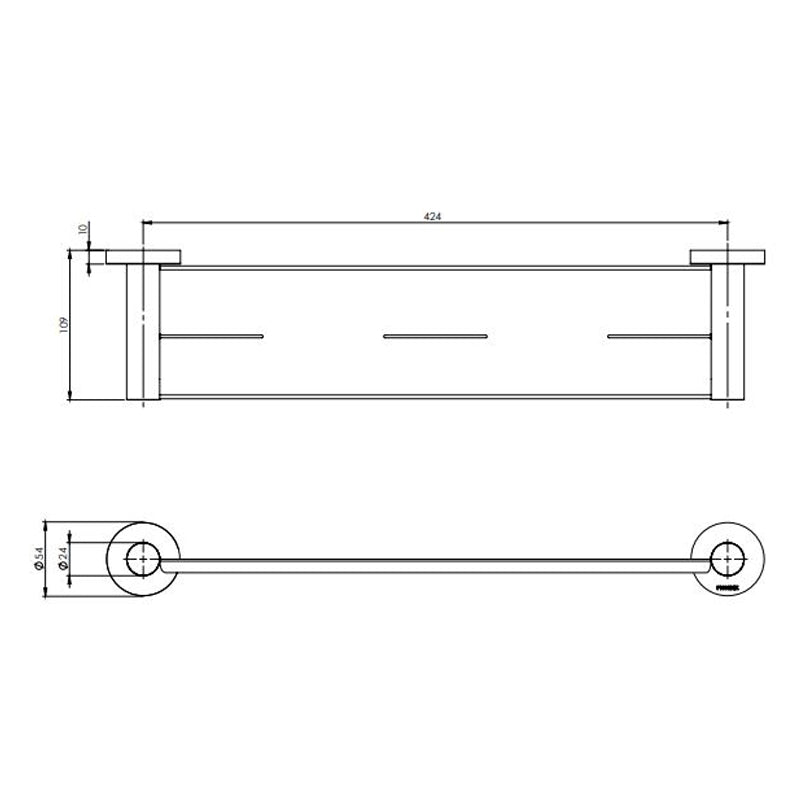 Phoenix RADII METAL SHELF ROUND PLATE Specification
