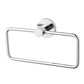 Phoenix Radii Hand Towel Holder with Round Plate