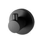 Phoenix Radii Robe Hook with Round Plate - Matte Black