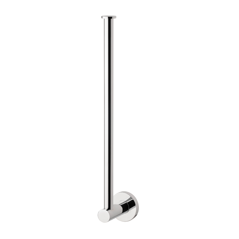 Phoenix Radii Spare Toilet Roll Holder with Round Plate - Chrome