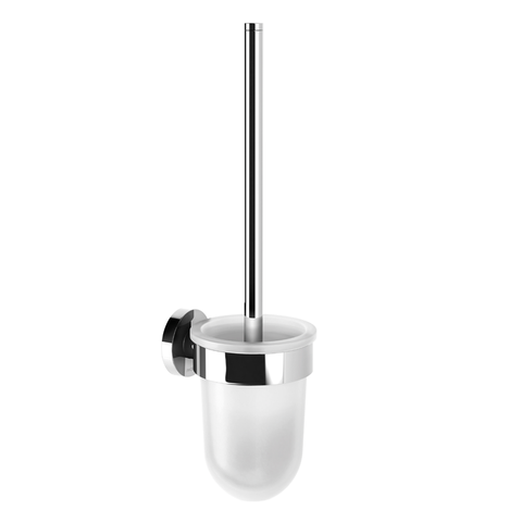 Phoenix Radii Toilet Brush & Holder - Round Chrome