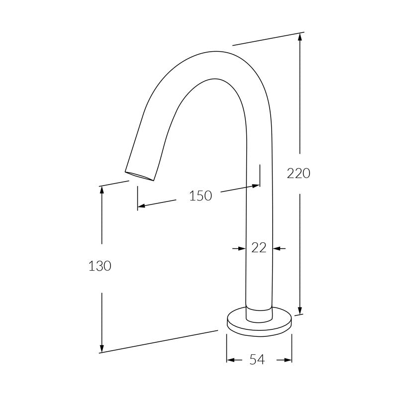 Sussex Circa Basin Outlet Chrome Specification
