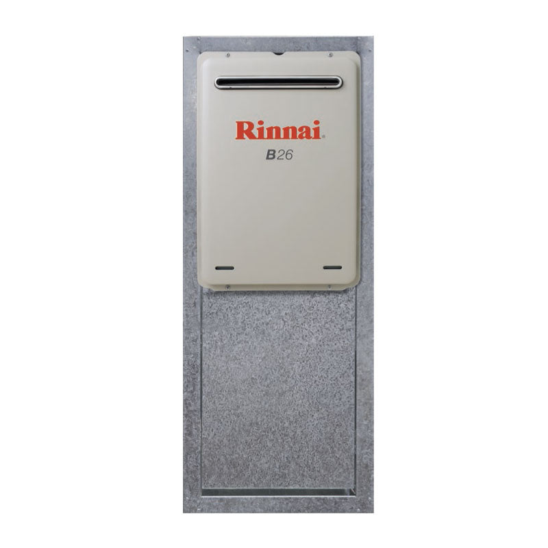 Rinnai Lockable Recess Box Zincalume Steel RBOX04L
