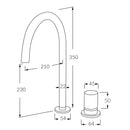 Sussex Circa Basin Sink Hob Mixer Set Chrome Specification