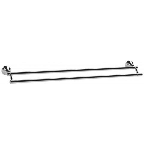 Phoenix Rhapsody Double Towel Rail - Chrome