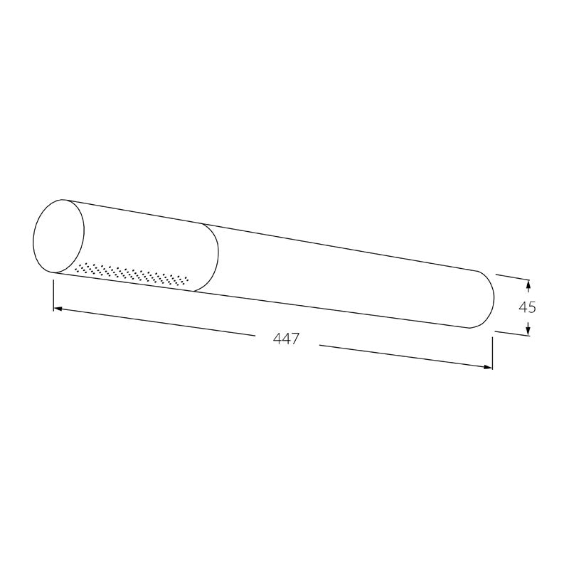 Sussex Circa Horizontal Shower Chrome Specification