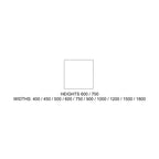 Rifco City Mirror-700x900mm spec