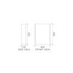 Rifco Commodore Mirror Cabinet-450mm Spec