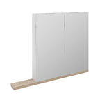 1200mm wide cabinet with white oak limewash shelf.
