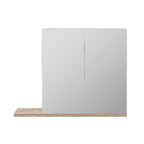 1200mm wide cabinet with white oak limewash shelf.