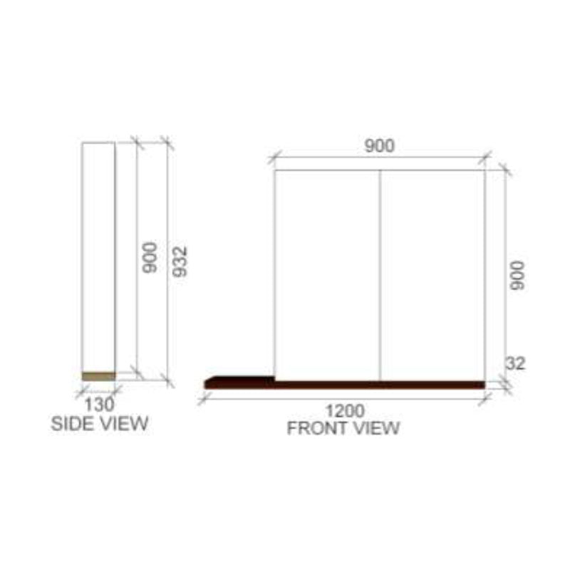 Rifco Maui Mirror Cabinet-1200mm Spec