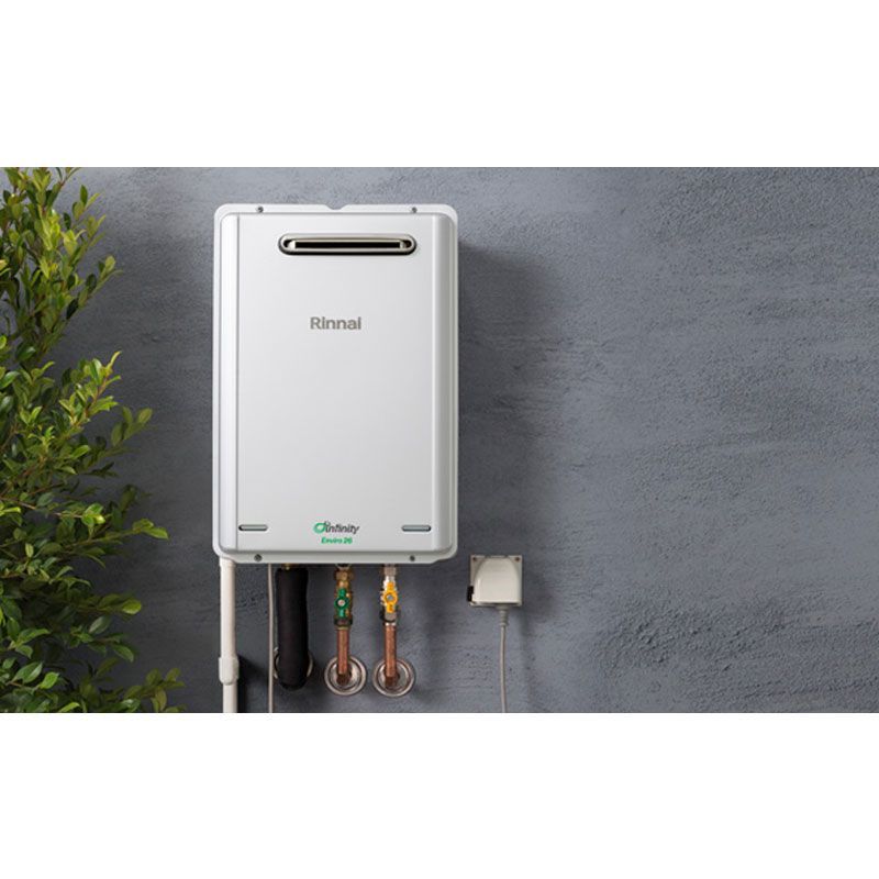 Rinnai Infinity 26 Enviro Continuous Flow Hot Water System Lifestyle Image