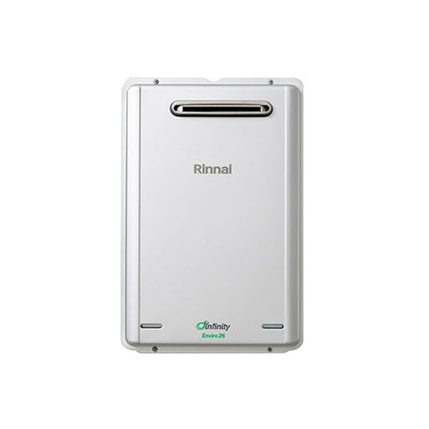 Rinnai Infinity 26 Enviro Continuous Flow Hot Water System 50°C Natural Gas