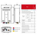 Rinnai Infinity 32 Continuous Flow Hot Water System Specification