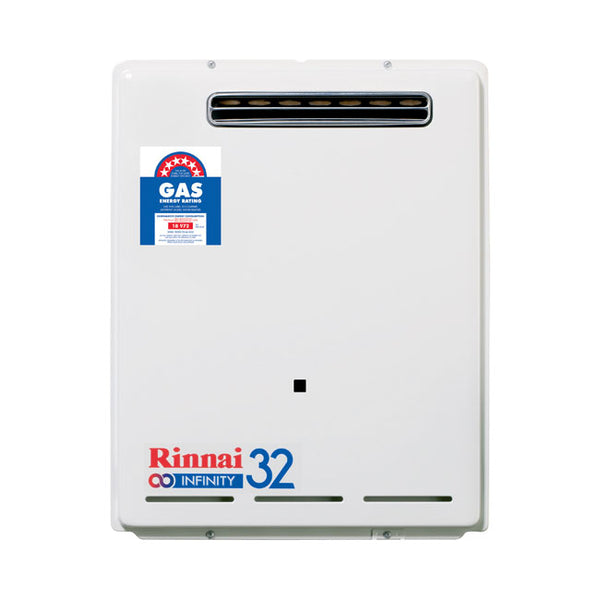 Buy Rinnai Infinity 32 Continuous Flow Hot Water System Natural Gas 50°C  Online | Cass Brothers