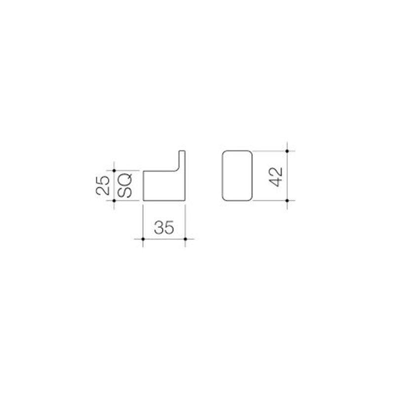 Dorf Epic Robe Hook Chrome specifications