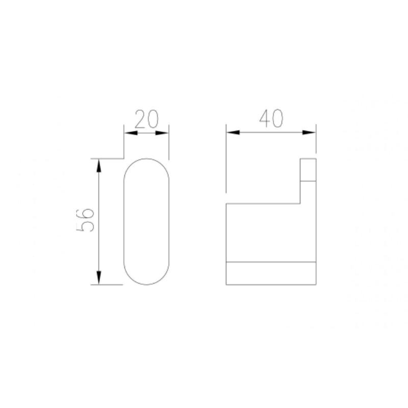 PLD Vantage Robe Hook -  Specification