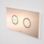 Caroma Invisi Series II Round Dual Flush Plate - Bronze - 237088BR