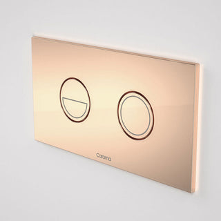 Caroma Invisi Series II® Round Dual Flush Plate - Copper - 237088CO