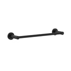 Clark Round Single Towel Rail 300mm-Matte Black