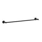 Clark Round Single Towel Rail 600mm Matte Black