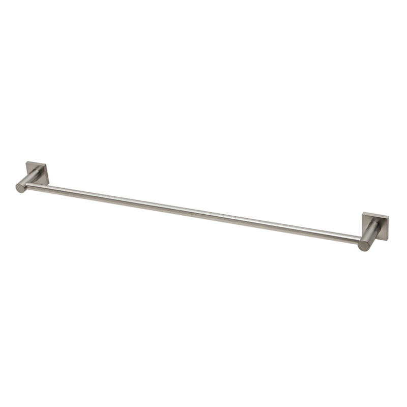 Phoenix Radii Single Towel Rail 800mm with Square Plate