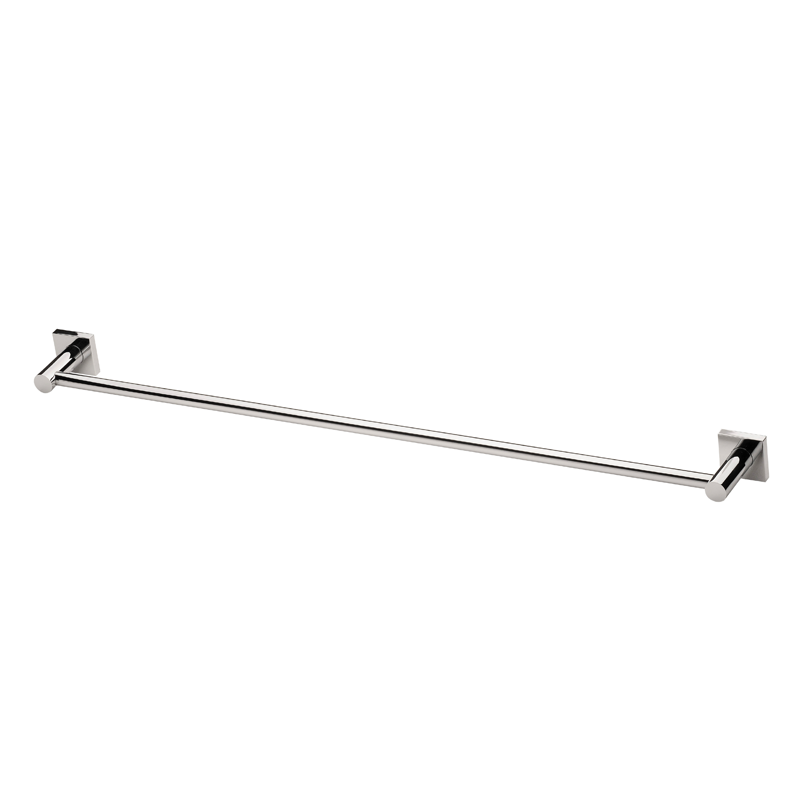Phoenix Radii Single Towel Rail 800mm with Square Plate