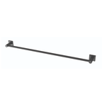 Phoenix Radii Single Towel Rail 800mm with Square Plate