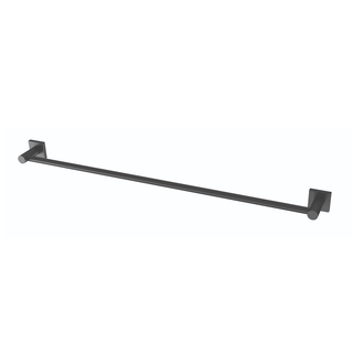 Phoenix Radii Single Towel Rail 800mm with Square Plate