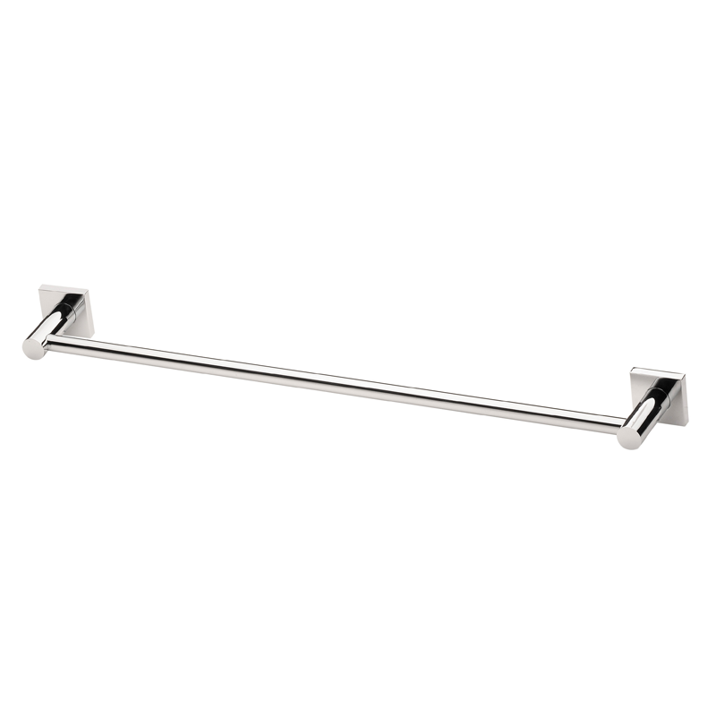 Phoenix Radii Single Towel Rail 600mm with Square Plate