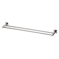 Phoenix Radii Double Towel Rail 800mm with Square Plate