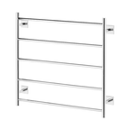 Phoenix Radii Towel Ladder 750x740 with Square Plate - Chrome