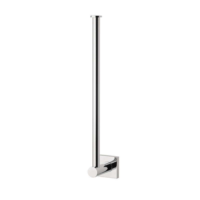 Phoenix Radii Spare Toilet Roll Holder with Square Plate - Chrome