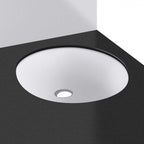 Studio Bagno Sotto Oval Under Counter Basin - Gloss White - SBU02