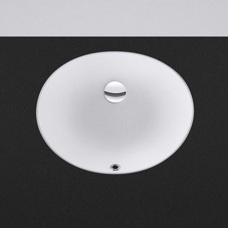 Studio Bagno Sotto Oval Under Counter Basin - Gloss White - SBU02