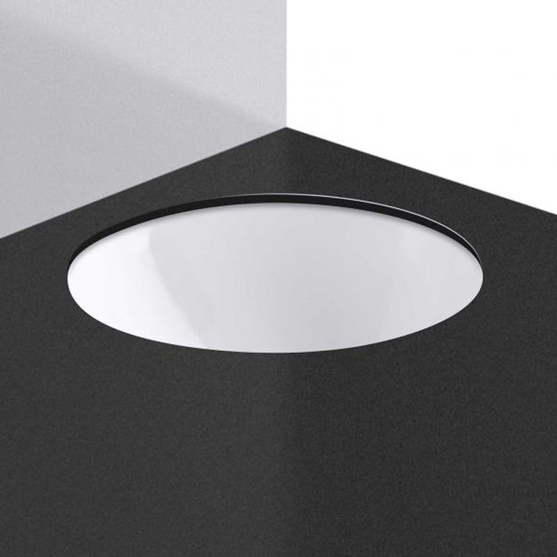 Studio Bagno Sotto Oval Under Counter Basin - Gloss White - SBU02