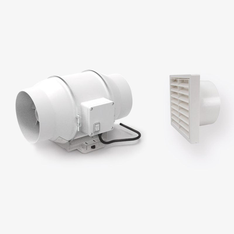 Expella Shadowline Square Standard Exhaust Kit - 1SLD280SQ + 1406530