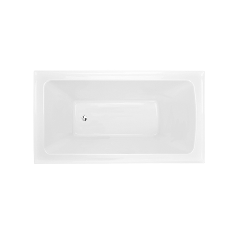 Decina Shenseki Built Acrylic In Bath 1395mm - Gloss White