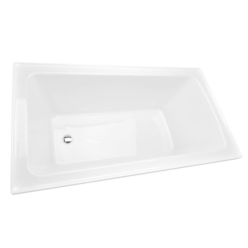 Decina Shenseki Built Acrylic In Bath 1515mm - Gloss White