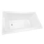 Decina Shenseki Built Acrylic In Bath 1395mm - Gloss White - SHEN1400W