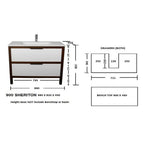 Ledin Sheriton 900 Retro Twin Drawer Unit