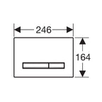 Geberit Sigma 50 Dual Flush Push Plate Specification