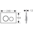 Geberit Sigma 21  Flush Button Specification