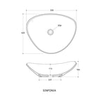 Studio Bagno Sinfonia Above Counter Basin Spec