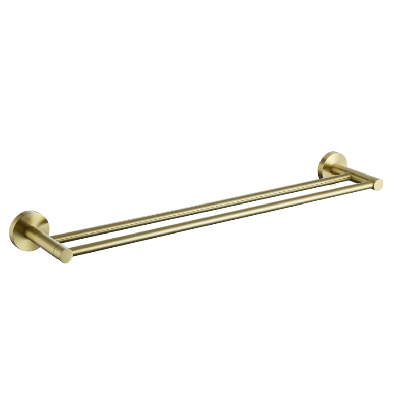 PLD Solo 600mm Double Towel Rail - Chrome